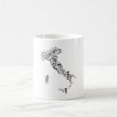 Mug L'Italie dans Tagxedo (Centre)