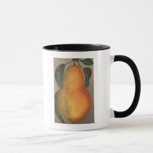 Mug Lithographie de Chromo de fruit de poire bartlett