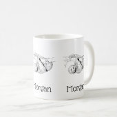 Mug Lithographie de dessin de la Sloth #1 (Devant droit)