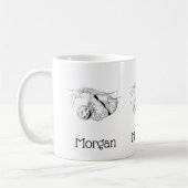 Mug Lithographie de dessin de la Sloth #1 (Gauche)