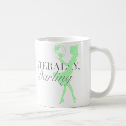 Mug Littéralement chouchou, monde dans des ses mains (Droite)