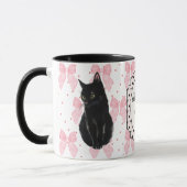 Mug Littéralement juste une fille Coquette Chat Rose G (Gauche)