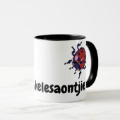 Mug littère de pixel (Devant droit)