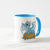 Mug Little Blue Dragon (Devant droit)