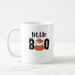 Mug Little Boo Cute Halloween Citrouille Chat Vintage