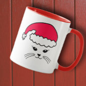Mug Little Cat Père Noël personnalisable
