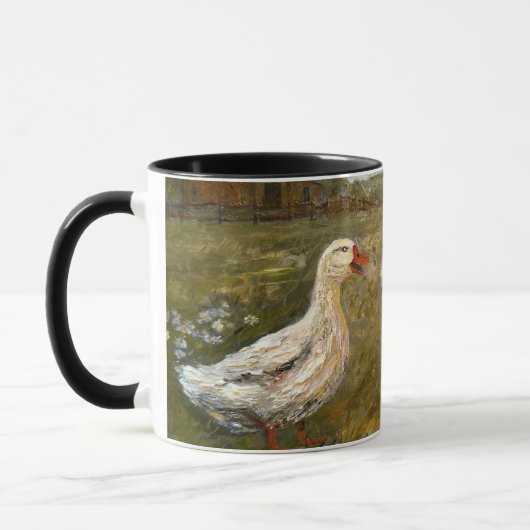 Mug Little Chat: Whimsical Christmas Farm Animal (Gauche)
