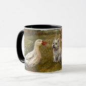 Mug Little Chat: Whimsical Christmas Farm Animal (Devant gauche)