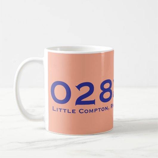 Mug Little Compton, RI Zip Code - 02837 - Sakonnet, LC (Gauche)
