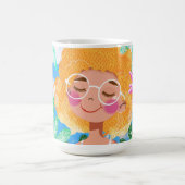 Mug Little Girl with Flowers (Centre)