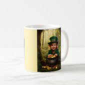 Mug Little Irish Leprechaun & Gold Cauldron (Devant droit)