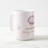 Mug Little Pearl Seashells Diamonds Dots Baby Shower (Devant gauche)