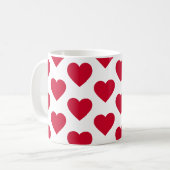 Mug Little Red Hearts (Devant gauche)