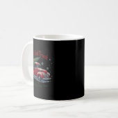 Mug Little Red Truck Hauling A Christmas Tree Family M (Devant gauche)