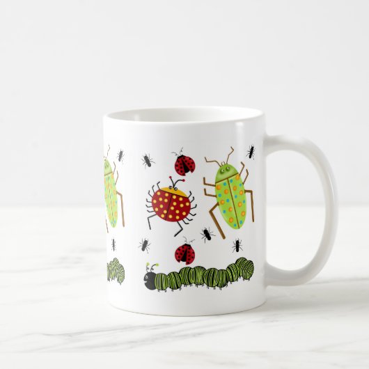 Mug Littlebeane branche la fourmi sur table d'écoute (Droite)