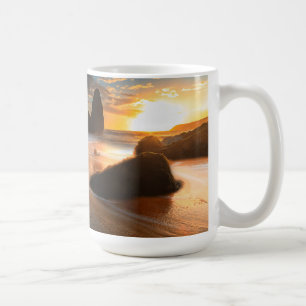 Mug Littoral au coucher du soleil la Californie du