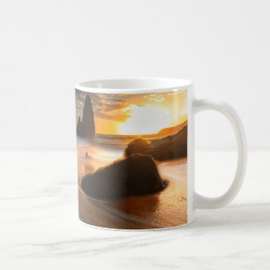 Mug Littoral au coucher du soleil la Californie du