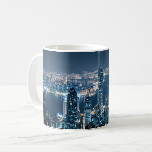Mug Littoral | Île de Hong Kong, Asie (Devant gauche)