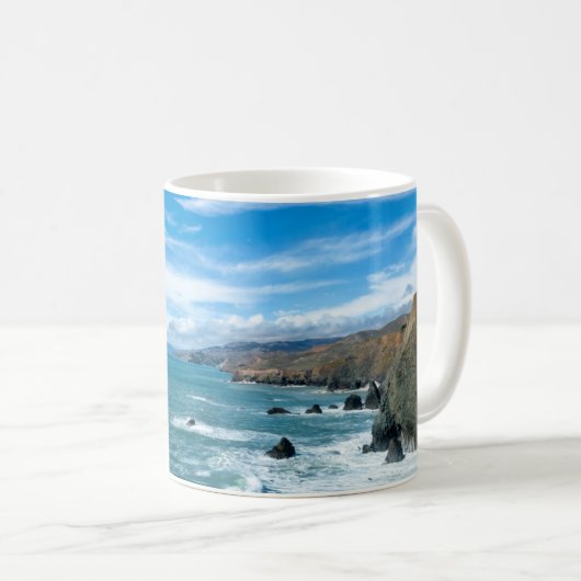 Mug Littoral | Marin Headlands, Californie (Devant droit)