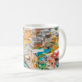 Mug Littoral | Naples Italie (Devant droit)
