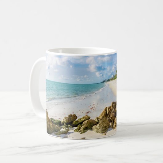Mug Littoral | Naples Pier, sud-ouest de la Floride (Devant gauche)