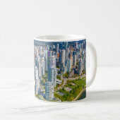 Mug Littoral | Vancouver, Colombie-Britannique, Canada (Devant droit)