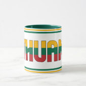 Mug Lituanie Drapeau national Café patriotique (Centre)