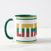 Mug Lituanie Drapeau national Café patriotique (Gauche)