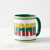Mug Lituanie Drapeau national Café patriotique (Devant droit)