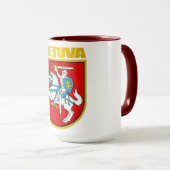 Mug Lituanie (Lietuva) Armoiries (Devant droit)