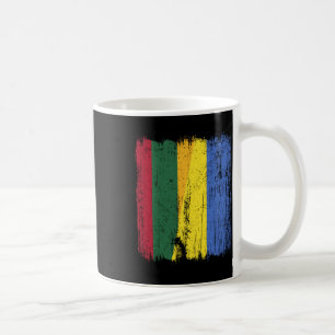 Mug Lituanie Ukraine Demi-drapeau Lituanien Ukrainien 