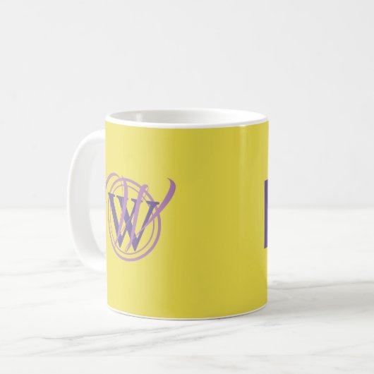 Mug Live Abondamment John 10:10 Yellow Custom Scriptur (Devant gauche)