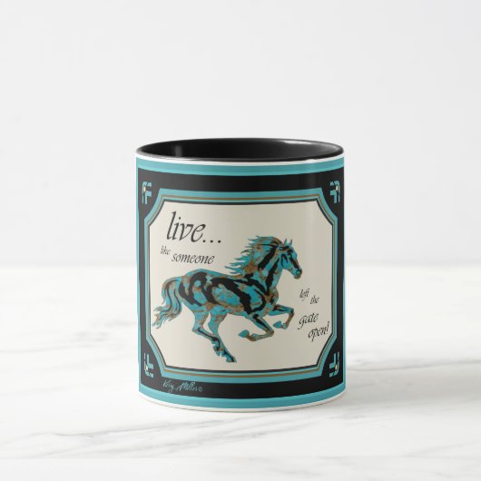 Mug Live Comme Quelqu'Un A Laissé La Porte Ouverte (Centre)