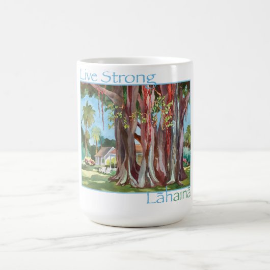 Mug LIVE FORT LAHAINA Hawaiian Banyan arbre classique  (Centre)
