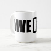 MUG LIVE FREE (Devant gauche)