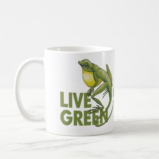 Mug Live Green (Gauche)