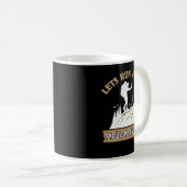 Mug Live In The Woods Funny Randonnée Camping_611 (Devant droit)