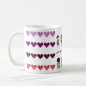 Mug Live ~ Laugh ~ Amour ~ Apprendre Enseignant de l'é (Gauche)