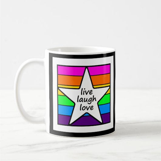 Mug Live Laugh Love (Gauche)