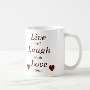 Mug Live Laugh Love