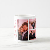 Mug Live Laugh Love Photo Collage Valentine (Centre)