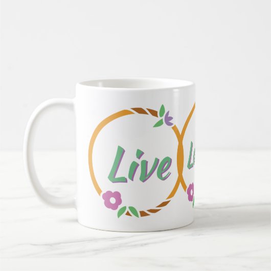 Mug Live Laugh Love Ring (Gauche)