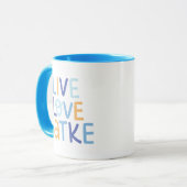 Mug Live Love Latke Hanoukka Design (Devant gauche)