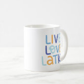 Mug Live Love Latke Hanoukka Design (Devant droit)