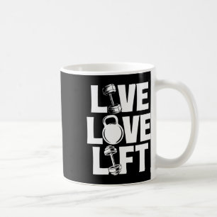 Mug Live Love Lift - Gymnase d'entraînement Poids Body