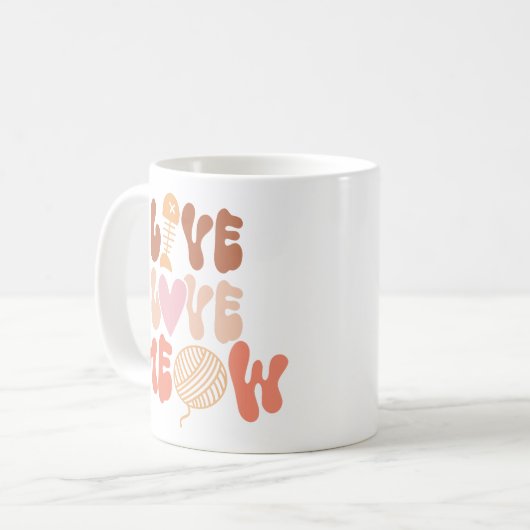 Mug Live Love Meow (Devant gauche)
