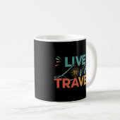 Mug Live Love Travel Tee (Devant droit)