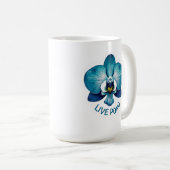Mug Live Pono Équilibre Harmonieux Juste Bleu Orchidée (Devant droit)