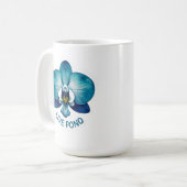Mug Live Pono Équilibre Harmonieux Juste Bleu Orchidée (Devant gauche)
