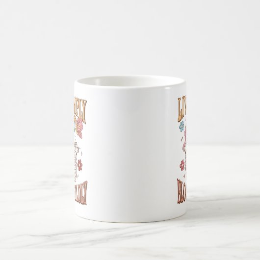 Mug Live Simply, Bloom Wiltly - Skeleton & Champignons (Centre)